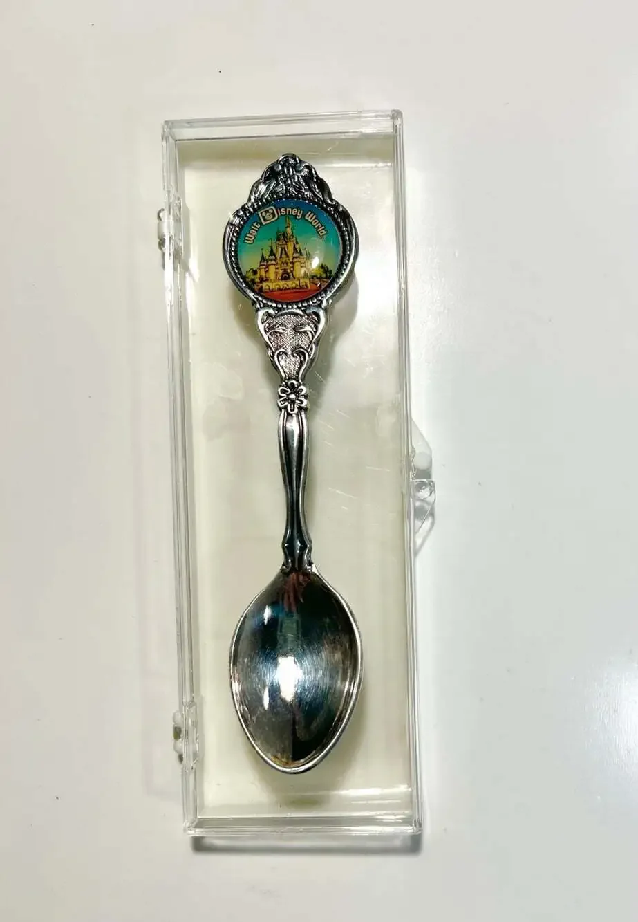 Walt Disney World Vintage Silver Plated Collector Spoon Made in Holland